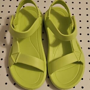 Vibrant Lime Green Women's Sandals